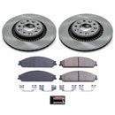 PowerStop OE Stock Replacement Low-Dust Ceramic Brake Pad and Rotor Kit