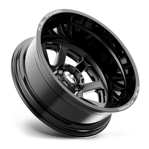 22x8.25 Fuel Off-Road DE09 FF09D Matte Black Milled 10x225 ET-202 CB170.1 Wheel
