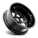 22x8.25 Fuel Off-Road DE09 FF09D Matte Black Milled 10x225 ET-202 CB170.1 Wheel