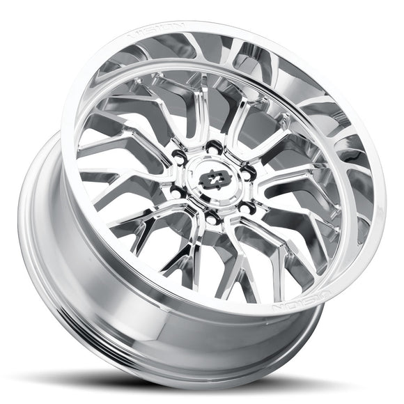 20x9 Vision 402 Riot Chrome Wheel 8x180 ET12 CB124.2