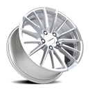17x8 Vision 473 Axis Hyper Silver Machined 5x108 5x4.25 ET38 Wheel Rim