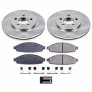PowerStop OE Stock Replacement Low-Dust Ceramic Brake Pad and Rotor Kit