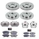 PowerStop OE Stock Replacement Low-Dust Ceramic Brake Pad, Rotor and Caliper Kit