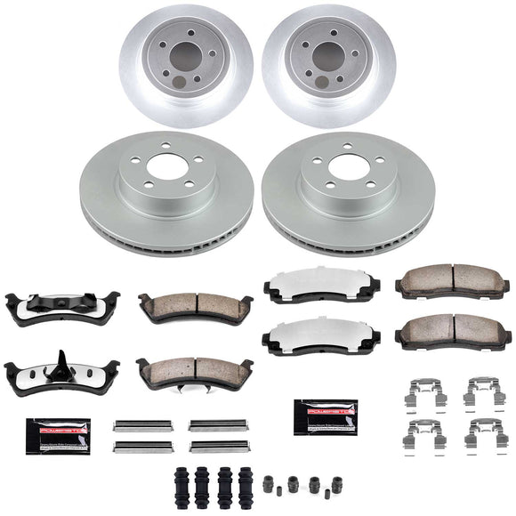 Z36 Truck & Tow Premium Carbon-Fiber Ceramic Brake Pad and Fully Coated Rotor Ki