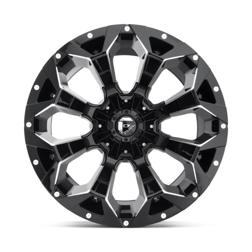 20x9 Fuel Off-Road D576 Assault Gloss Black Milled 8x165.1 ET1 CB125.1 Wheel Rim