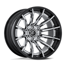 24x12 Fuel Off-Road FC403 Burn Chrome With Gloss Black Lip 6x135 ET-44 Wheel