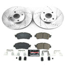 PowerStop Z23 Daily Driver Carbon-Fiber Ceramic Brake Pad and Drilled & Slotted