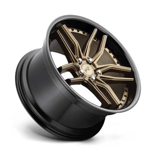 9.5x19 Niche Wheels M195 Methos Matte Bronze Black Bead Ring 5x114.3 ET35 CB72.5