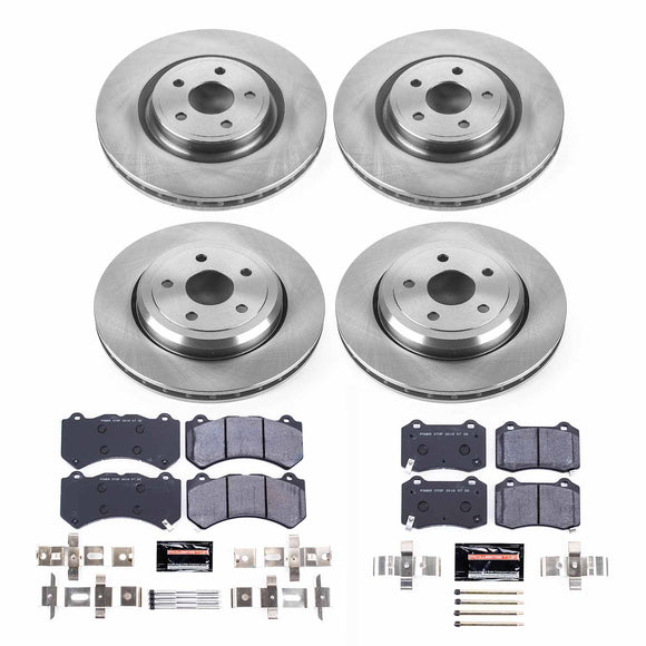 PowerStop Track Day High-Performance Brake Pad and Rotor Kit