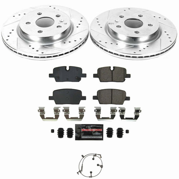 Z23 Daily Driver Carbon-Fiber Ceramic Brake Pad and Drilled & Slotted Rotor Kit