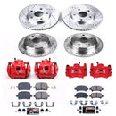 PowerStop Z23 Daily Driver Carbon-Fiber Ceramic Pads Drilled & Slotted Rotor & C