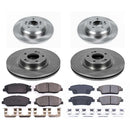 PowerStop OE Stock Replacement Low-Dust Ceramic Brake Pad and Rotor Kit