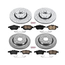 PowerStop Z23 Daily Driver Carbon-Fiber Ceramic Brake Pad and Drilled & Slotted