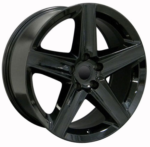 20" Replica Wheel JP06 Fits Jeep Grand Cherokee Rim 20x9 Black Wheel