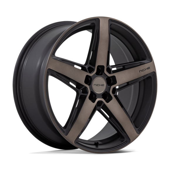 20X9 Niche 1PC M271 Teramo Black 5X112 ET25 Wheel Rim