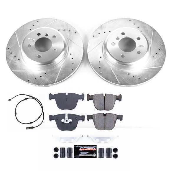 PowerStop Z23 Daily Driver Carbon-Fiber Ceramic Brake Pad and Drilled & Slotted