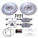 PowerStop Z36 Carbon-Fiber Ceramic Brake Pad with Drilled and Slotted Rotor Kit