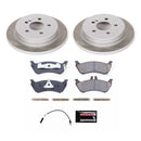 PowerStop Semi-Coated Rotor and Low-Dust Ceramic Brake Pad Kit