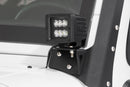 Rough Country Black Series LED Light Pair Square 2" For Spot