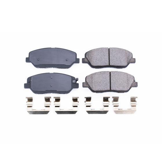PowerStop Z17 Evolution Ceramic Brake Pads With Hardware