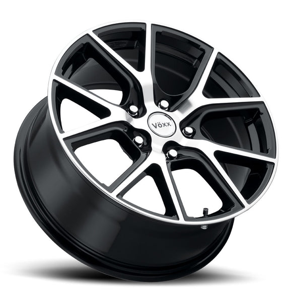 17x8 Voxx Lumi Gloss Black Machined Face 5x114.3 ET35 wheel/rim