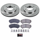 PowerStop OE Stock Replacement Low-Dust Ceramic Brake Pad and Rotor Kit