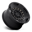20x9 Black Rhino Muzzle Matte Black Machined Tint Ring 5x127 ET-18.00 Wheel