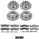 PowerStop OE Stock Replacement Low-Dust Ceramic Brake Pad and Rotor Kit