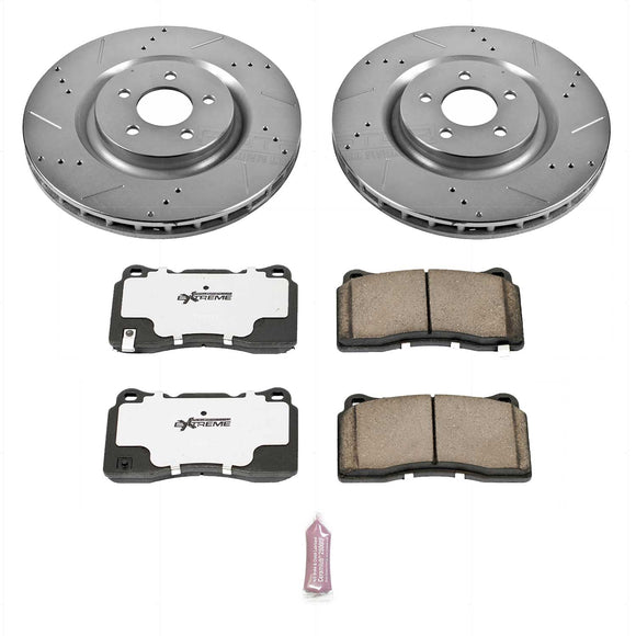 PowerStop Z26 Street Performance Ceramic Brake Pad and Drilled & Slotted Rotor K