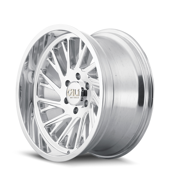 22x12 Cali Off-Road Purge Polished 8x170 ET-51 CB125.2 Wheel Rim