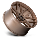 17x9 Fuel Off-Road Flux Platinum Bronze 6x139.7 ET1 CB106.1 Wheel Rim