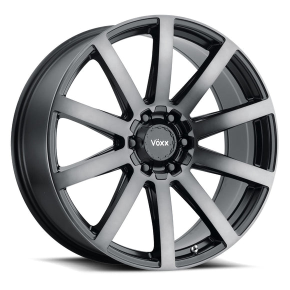 20x9 Voxx Vento Gloss Black Dark Tint 5x114.3 ET35 CB74.1 Wheel Rim