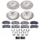 PowerStop Semi-Coated Rotor and Low-Dust Ceramic Brake Pad Kit