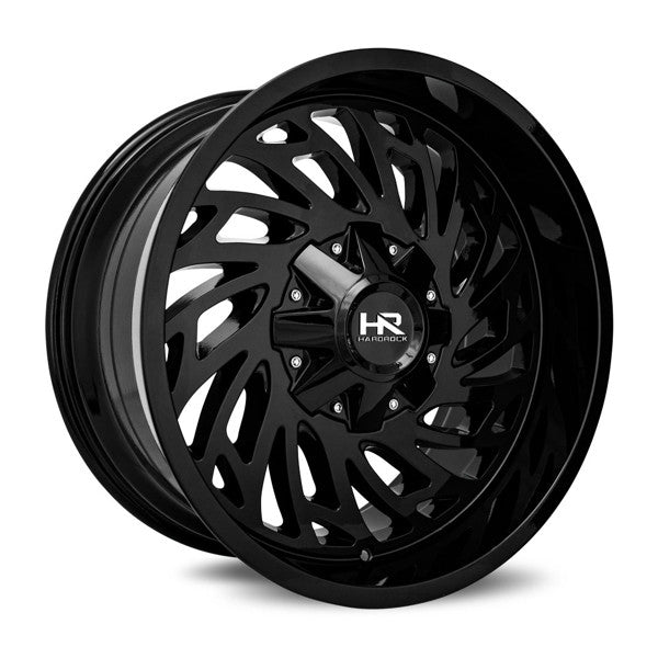 20x12 Hardrock Attack Gloss Black 6x135/139.7 ET-51 wheel/rim