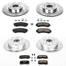 PowerStop Z23 Daily Driver Carbon-Fiber Ceramic Brake Pad and Drilled & Slotted