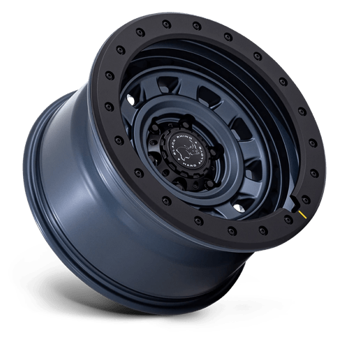 17x9 Black Rhino BR023 Xplorer Metallic Blue Matte Black Lip 6x139.7 ET1 Wheel