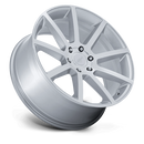 22x9.5 Petrol PE007 P6E Gloss Silver With Machined Face 6x135 ET30 CB87.1 Wheel
