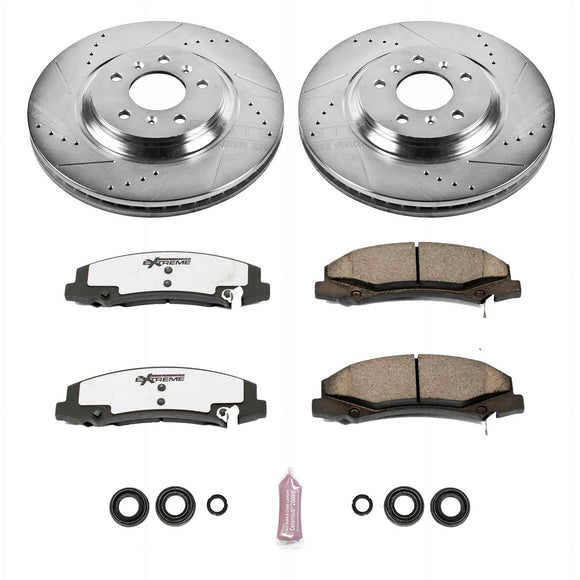 PowerStop Z26 Street Performance Ceramic Brake Pad and Drilled & Slotted Rotor K