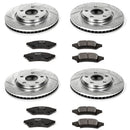 PowerStop Z23 Daily Driver Carbon-Fiber Ceramic Brake Pad and Drilled & Slotted
