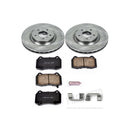 PowerStop OE Stock Replacement Low-Dust Ceramic Brake Pad and Rotor Kit