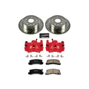 PowerStop Z23 Daily Driver Carbon-Fiber Ceramic Pads Drilled & Slotted Rotor & C