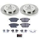 PowerStop OE Stock Replacement Low-Dust Ceramic Brake Pad and Rotor Kit