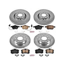PowerStop Z23 Daily Driver Carbon-Fiber Ceramic Brake Pad and Drilled & Slotted