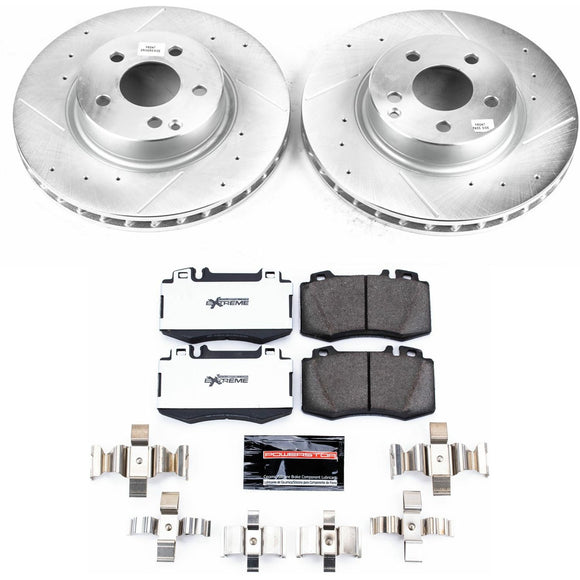PowerStop Z26 Street Performance Ceramic Brake Pad and Drilled & Slotted Rotor K
