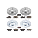 PowerStop Z23 Daily Driver Carbon-Fiber Ceramic Brake Pad and Drilled & Slotted