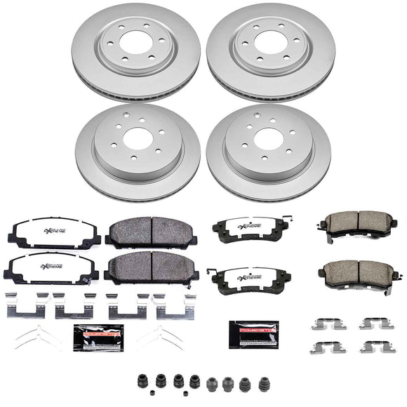 Z36 Truck & Tow Premium Carbon-Fiber Ceramic Brake Pad and Fully Coated Rotor Ki
