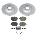 PowerStop Genuine Geomet Coated Rotor and Carbon-Fiber Ceramic Brake Pad Kit