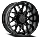 22x12 Arena Wheel Violator Satin Black Wheel 8x165.1 ET-44 CB125.1