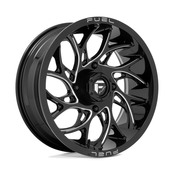 18X7 Fuel UTV D741 Runner Gloss Black Milled 4X156 ET13 wheel/rim