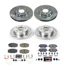 PowerStop Z23 Daily Driver Carbon-Fiber Ceramic Brake Pad and Drilled & Slotted